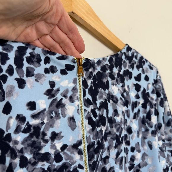 Donna Karan Animal Print Knee Length Dress mature classic trending Size 12 - Picture 8 of 12